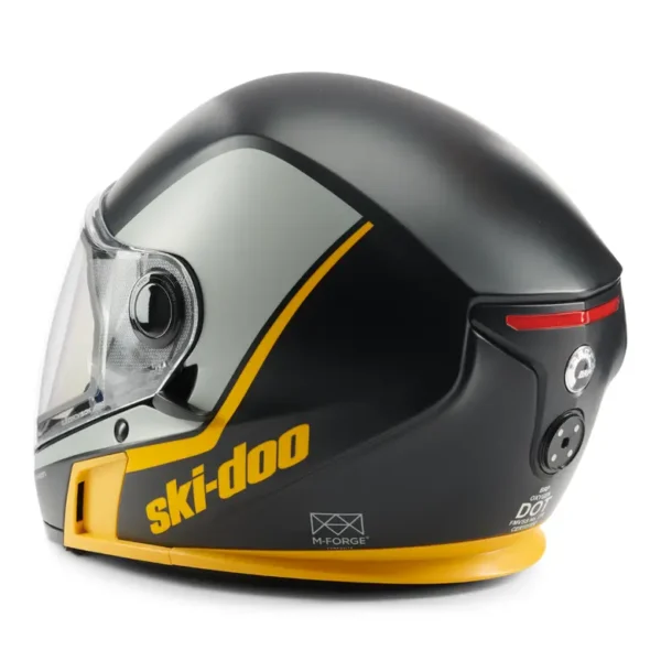 Ski-Doo Oxygen Heated Helmet with Electric Visor | DOT Approved | Anti-Fog - Image 2